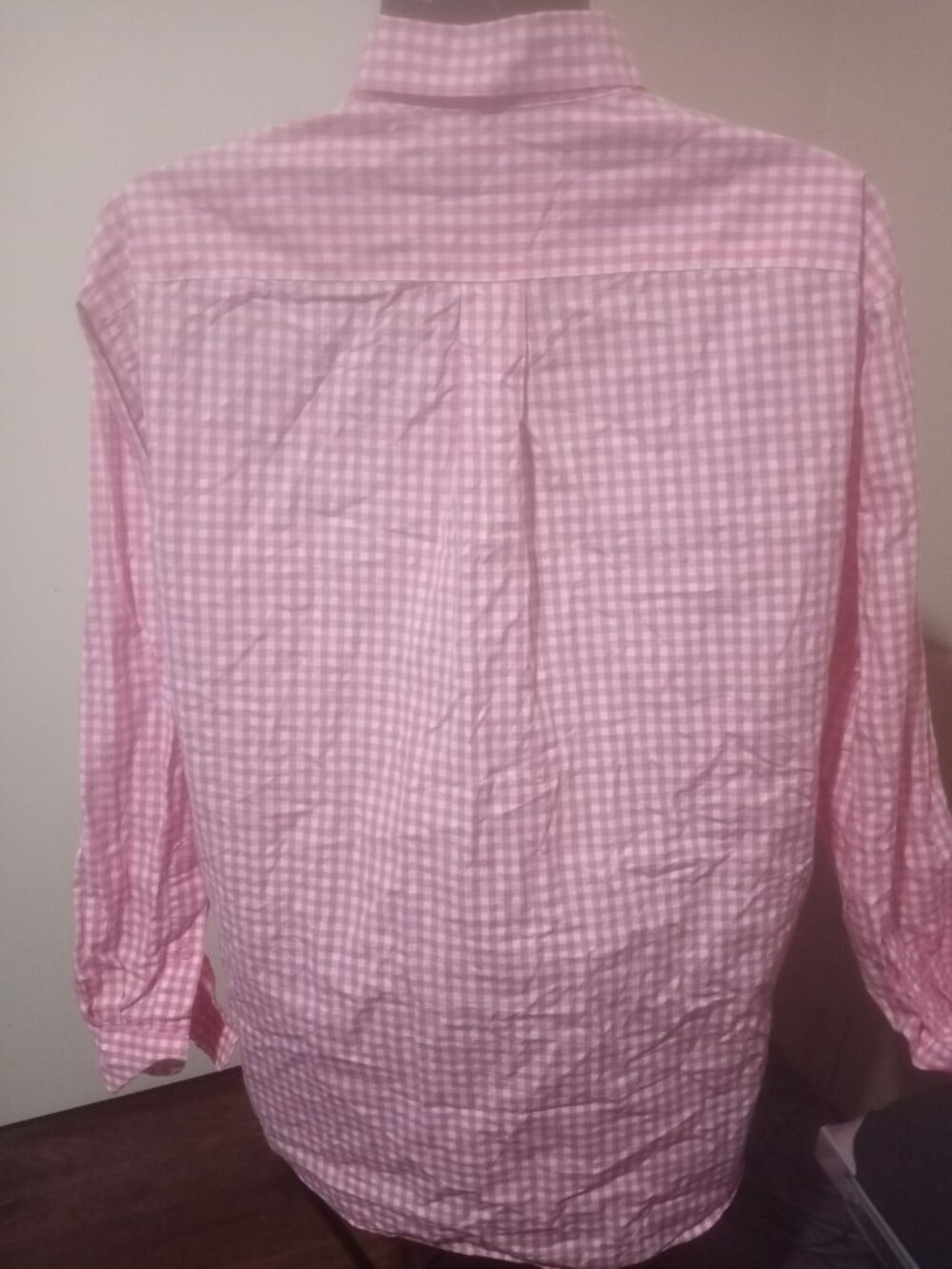 Vineyard Vines Classic Fit Tucker Shirt Pink White Check Cotton  Sz XL Button - Picture 7 of 12